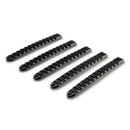 Dv8 Offroad 200718 JEEP JK BLACK RAIL STYLE DOOR HANDLE INSERTS SET OF 5 D-JP-190028-BK-5